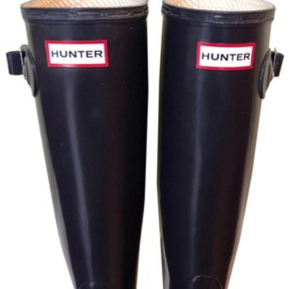 Hunter Dark Purp. Rain Boots - Orig. Tall Gloss